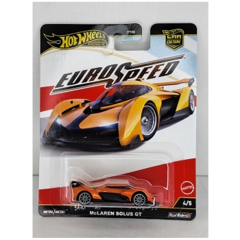 Hot Wheels 1:64 Euro Speed - Mc Laren Solus GT orange